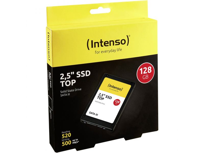 INTENSO TOP 128GB 520/500MB/s 2.5" SATA 3.0 SSD 3812430 3D-NAND