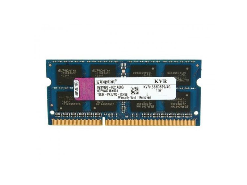 KINGSTON 4GB 1333MHz DDR3 BULK KVR1333D3S9/4G NOTEBOOK RAM