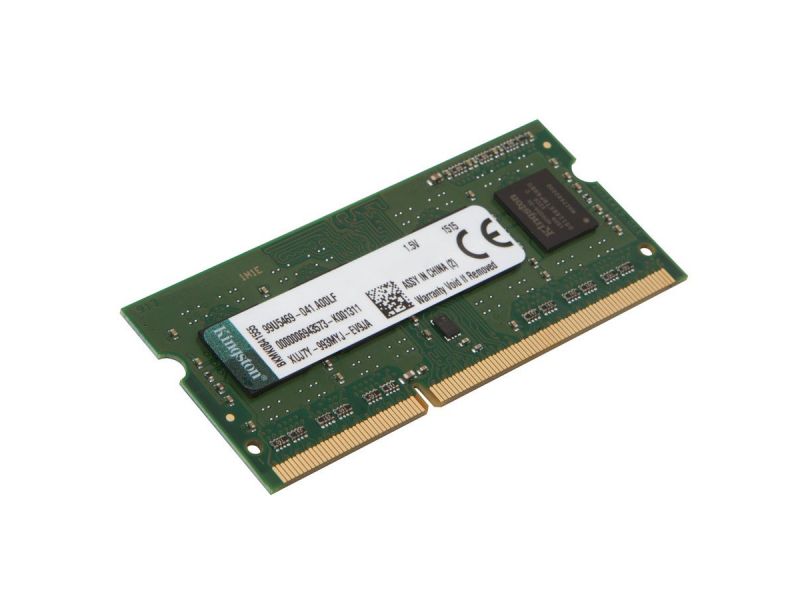 KINGSTON 4GB 1600MHz DDR3 NOTEBOOK RAM KIN-SOPC12800L-4G BULK