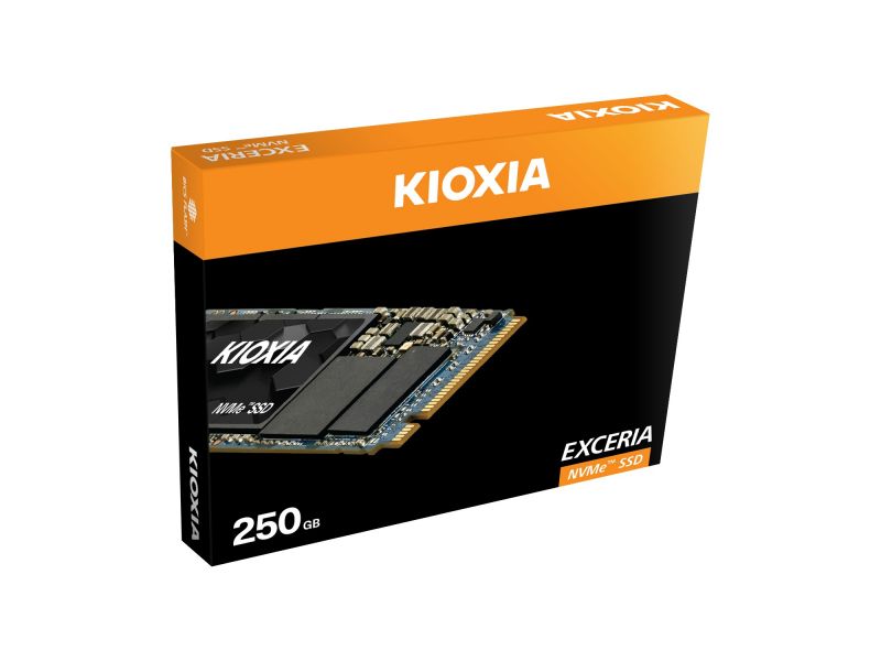 KIOXIA EXERIA 250GB 1700/1200MB/s M2 PCIe SSD LRC10Z250GG8