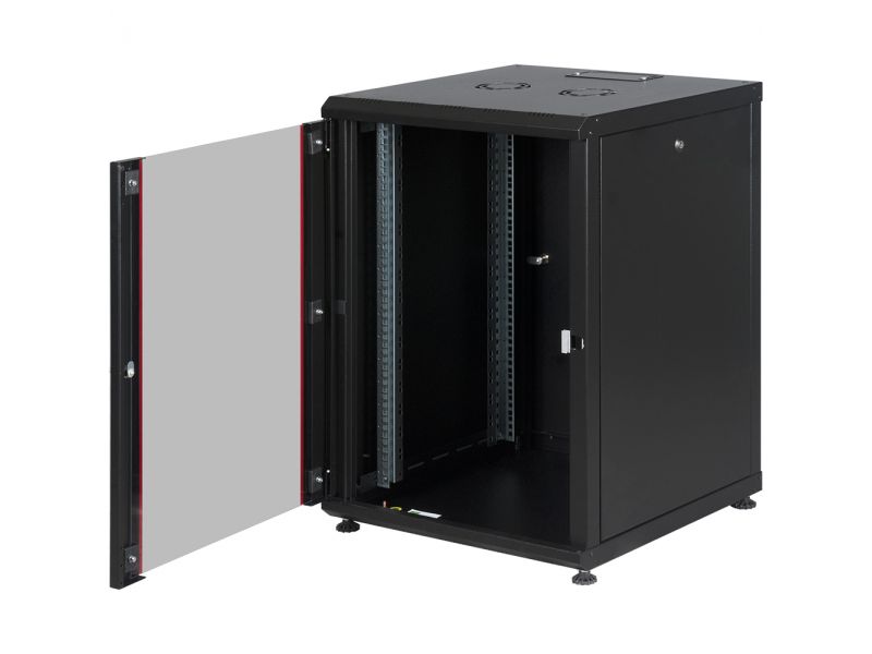 LANDE PROLINE300 LN-PR16U6060-BL-121 16U 600X600 DİKİLİ TİP KABINET + TEKERLEK