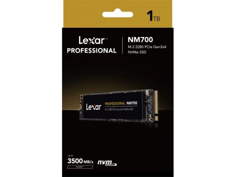 LEXAR 1TB 3500/2000 NVMe PCIe M.2 LNM700-1TRB SSD