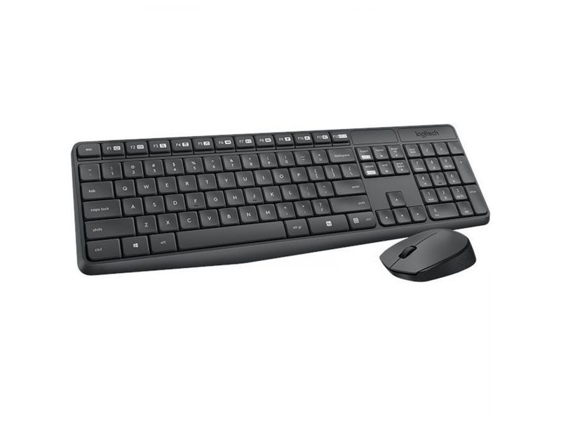 LOGITECH MK235 TÜRKÇE KABLOSUZ KOYU GRI Q KLAVYE+MOUSE