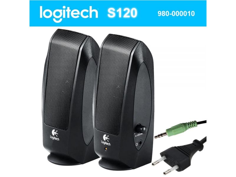 LOGITECH S120 1+1 5W RMS 220V SİYAH HOPARLÖR