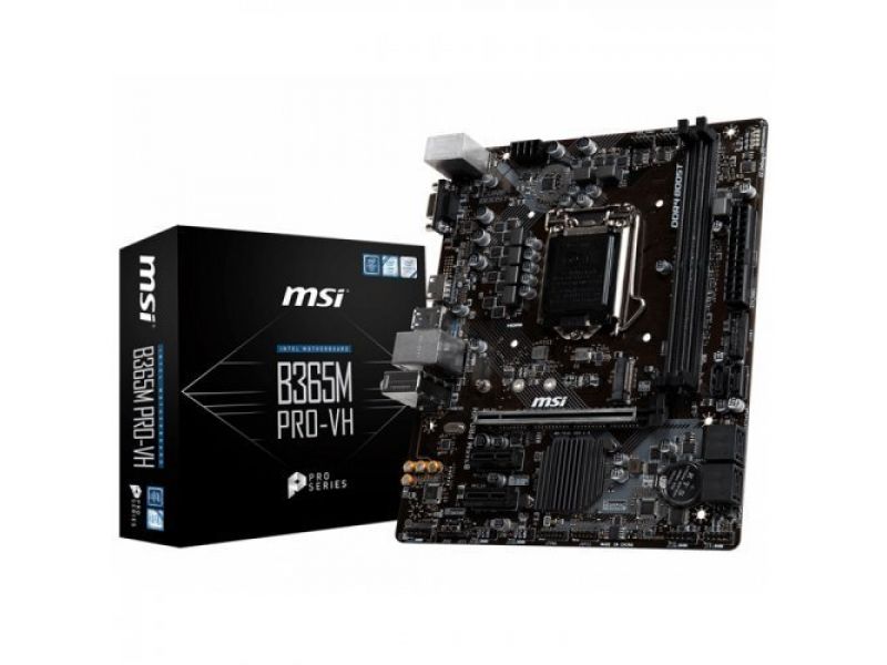 MSI B365M PRO-VH B365M 4xDDR4 VGA/HDMI 1xM.2 1xGLAN USB 3.1 1151v2 PIN ANAKART
