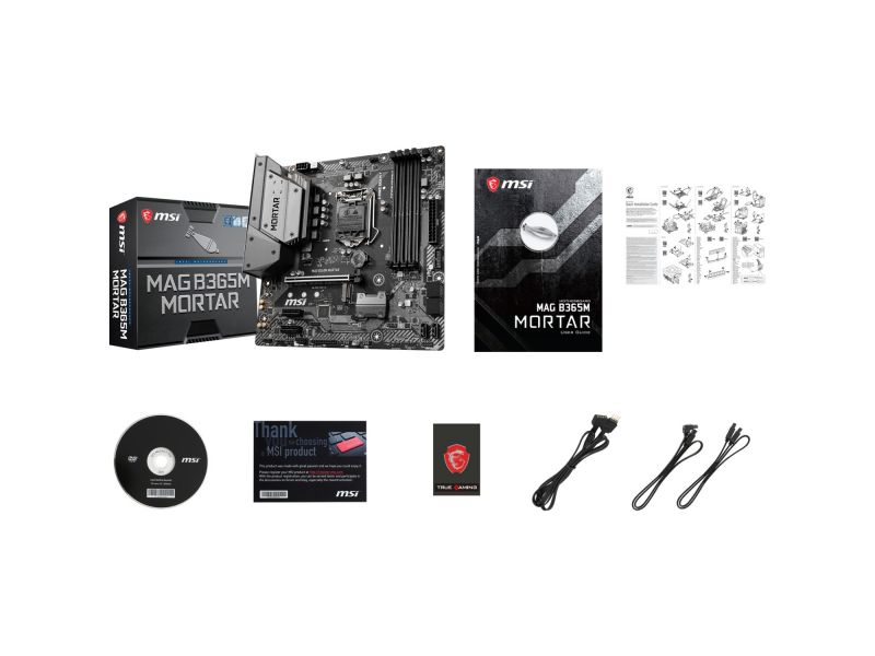 MSI MAG B365M MORTAR B365 4xDDR4 HDMI 1xM.2 1xGLAN 1151P ANAKART