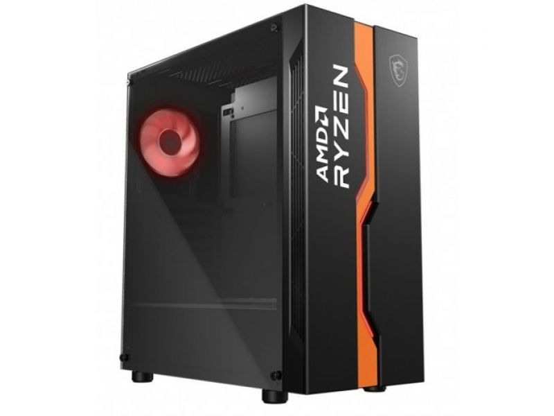 MSI MAG VAMPIRIC 011C PSU YOK 1x12CM RGB FAN ATX TEMPERLİ SİYAH GAMING KASA
