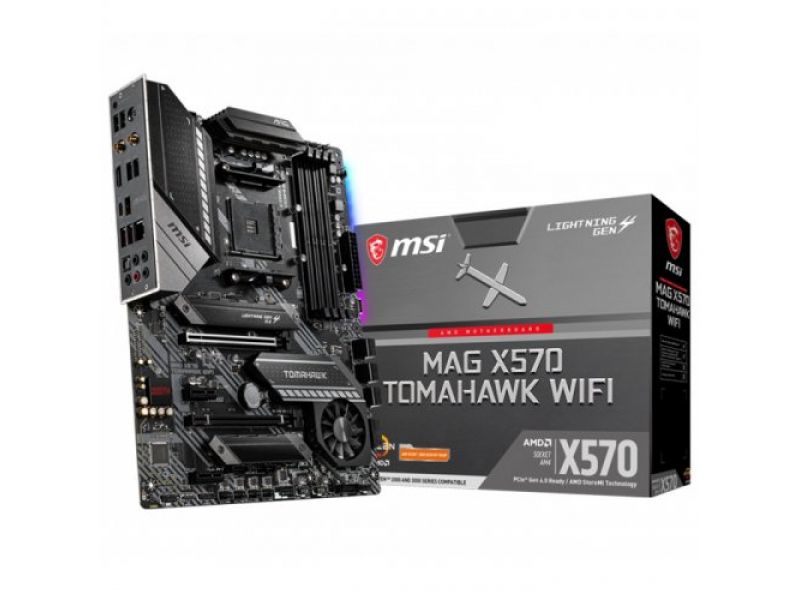MSI MAG X570 TOMAHAWK WIFI 4xDDR4 HDMI 2xM.2 1xGLAN USB3.1 AM4 ANAKART