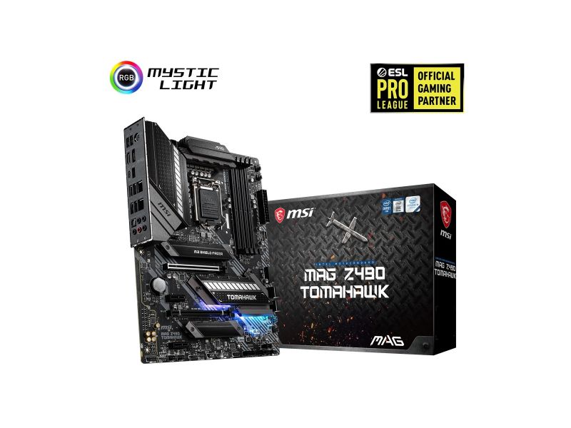 MSI MAG Z490 TOMAHAWK Z490 4xDDR4 DP/HDMI 2xM.2 1xGLAN USB3.1 1200Pin ANAKART