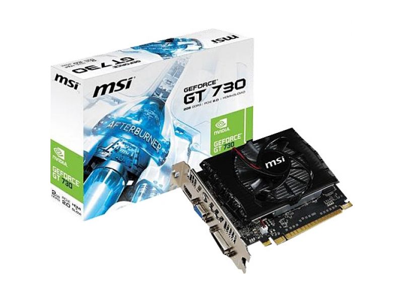 MSI N730-2GD3V2 GT730 2GB DDR3 128Bit VGA/DVI/HDMI PCI-E 3.0 DX12       