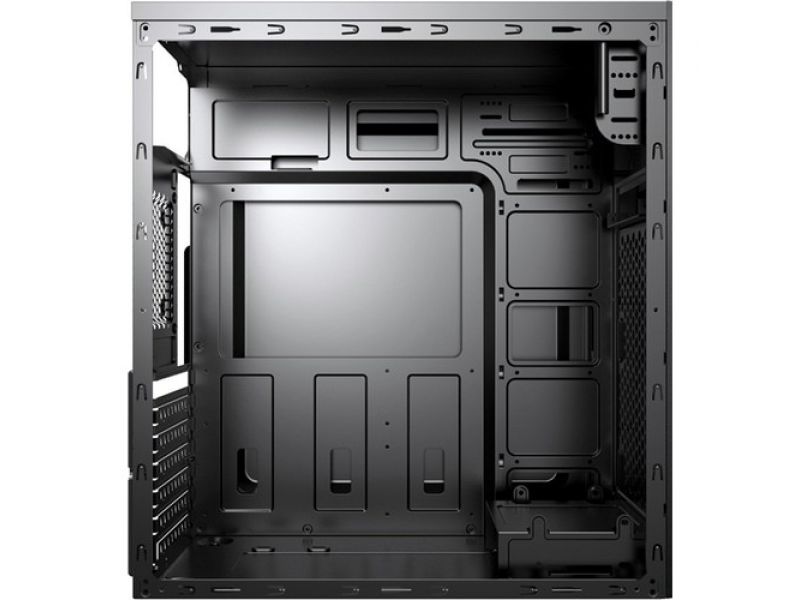 POWER BOOST VK-G3621C PSU'suz 3x12CM RGB FAN MIDI TOWER PENCERELİ 2xUSB2.0/1xUSB3.0 SİYAH KASA