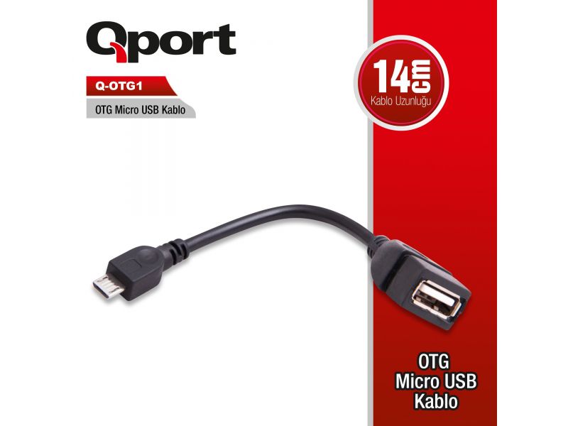 QPORT Q-OTG1 OTG TO MICRO USB ÇEVİRİCİ
