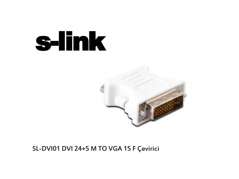 S-LINK SL-DVI01 DVI TO VGA 24+5F ÇEVİRİCİ