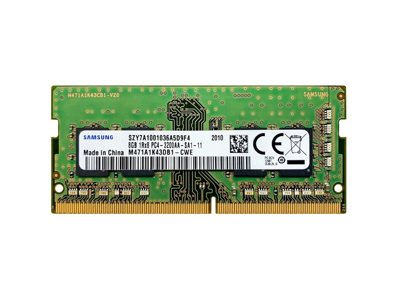 SAMSUNG 8GB 3200Mhz DDR4 SAMSO3200/8 NOTEBOOK RAM