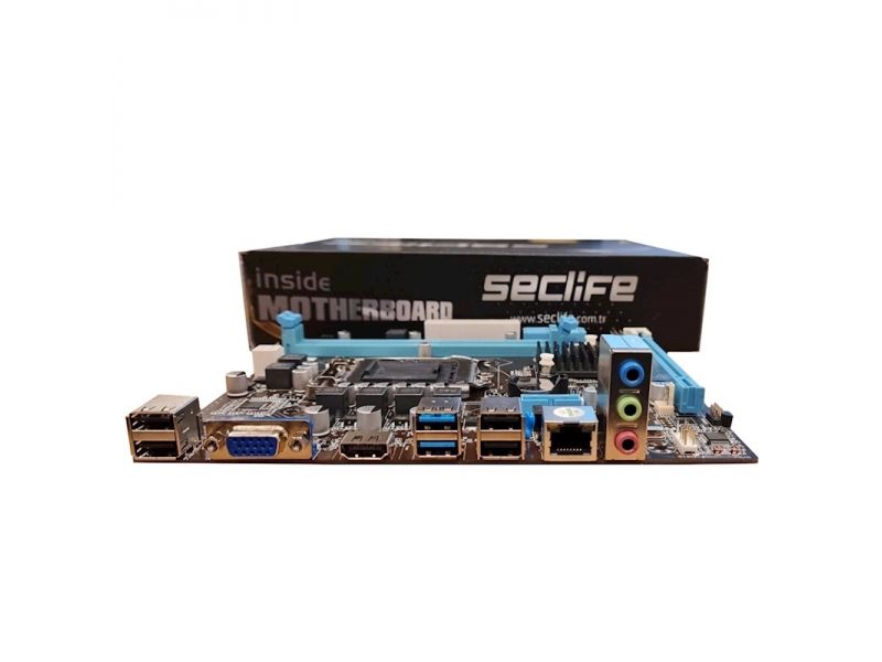 SECLİFE H110NEL H110 4xDDR4 VGA+HDMI 1xGLAN 1151 PIN ANAKART