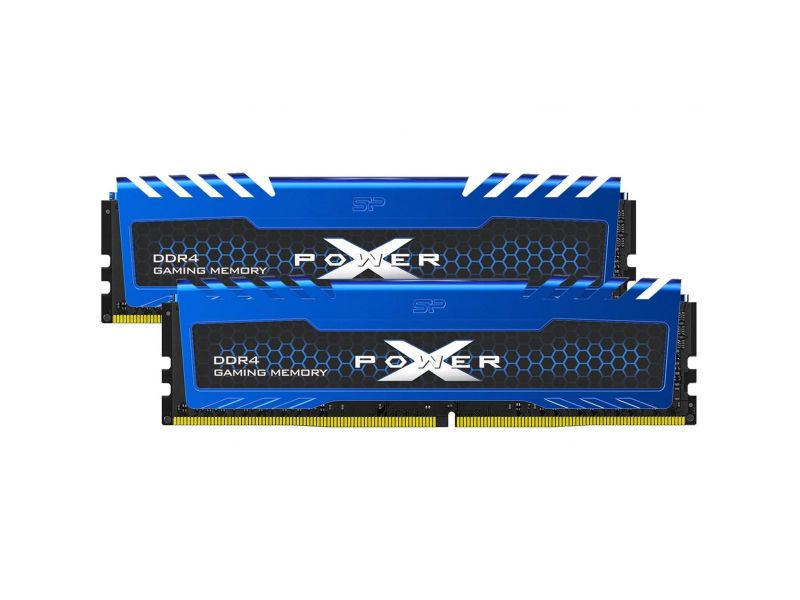 SILICON POWER 16GB (2x8GB) 2666MHz DDR4 XPOWER TURBINE SP016GXLZU266BDA CL16 1.35V PC RAM