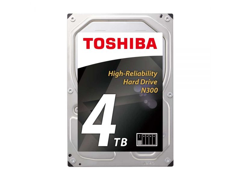 TOSHIBA N300 4TB 7200RPM 128MB SATA3 6Gbit/sn HDWQ140UZSVA NAS HDD
