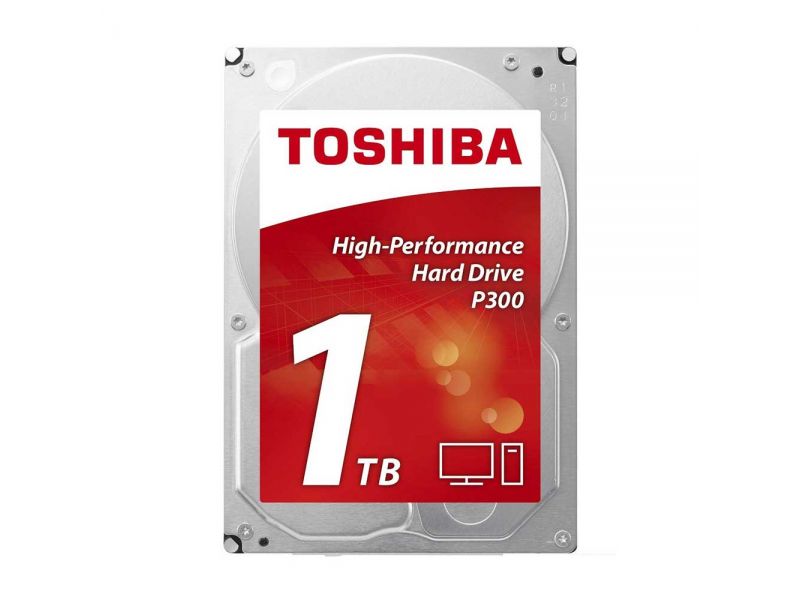 TOSHIBA P300 1TB 7200RPM 64MB SATA3 6Gbit/sn HDWD110UZSVA HDD