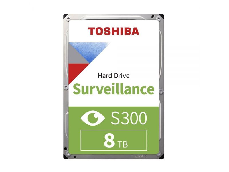 TOSHIBA SURVEILLANCE S300 8TB 7200RPM 256MB SATA3 6Gbit/sn HDWT380UZSVA 7/24 HDD
