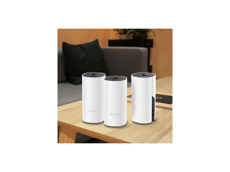 TP-LINK DECO M4(3-PACK) AC1200 2.4 GHZ & 5 GHZ MESH WIFI INDOOR ACCESS POİNT/ROUTER