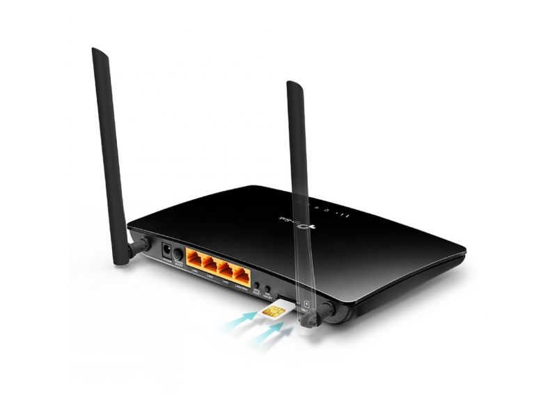 TP-LINK TL-MR6400 300MBPS 4 PORT 2 ANTEN 4G LTE INDOOR SIM KART GİRİŞLİ ROUTER