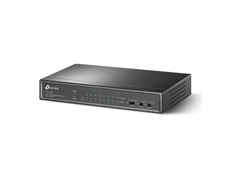 TP-LINK TL-SF1009P 9 PORT 10/100 POE FAST ETHERNET DESKTOP SWITCH