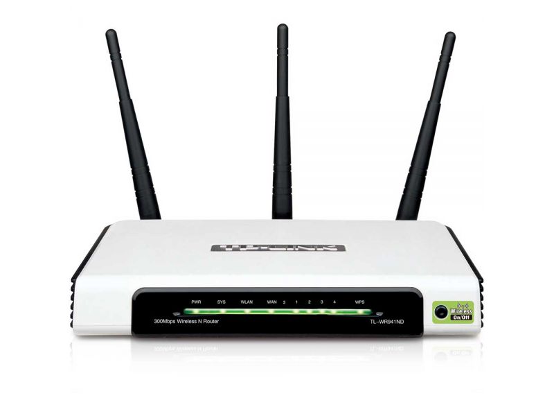 TP-LINK TL-WR941ND 300MBPS 4PORT 3ANTEN 2.4GHz ROUTER