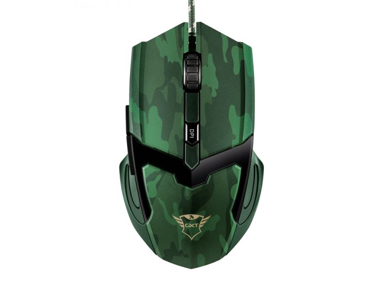 TRUST GAV 22793 GTX 101C USB 4800DPI KAMUFLAJ RGB GAMING MOUSE    