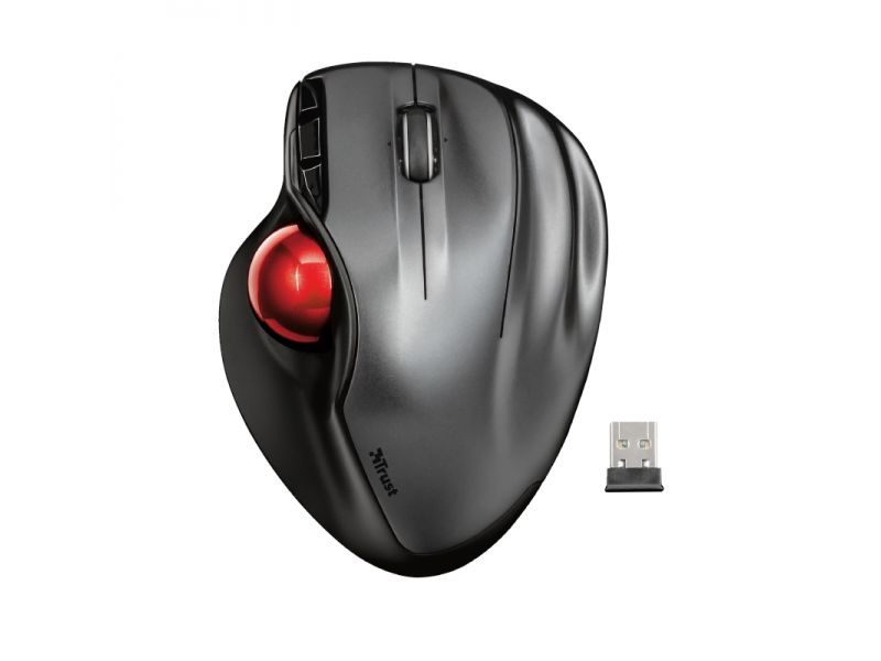 TRUST SFERIA 23121 TRACKBALL KABLOSUZ 1600 DPI SİYAH MOUSE