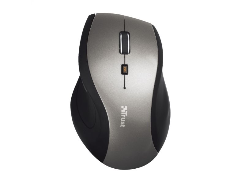 TRUST SURA 19938 KABLOSUZ 1600 DPI GÜMÜŞ SİYAH KABLOSUZ MOUSE