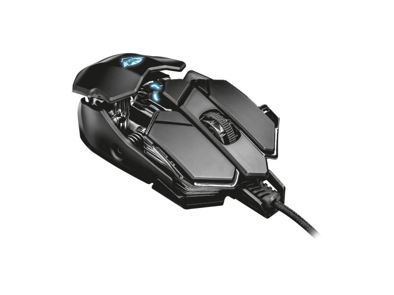 TRUST X-RAY 22089 ILLUMINATED USB 4000 DPI SİYAH 10XBUTTONS RGB GAMING MOUSE