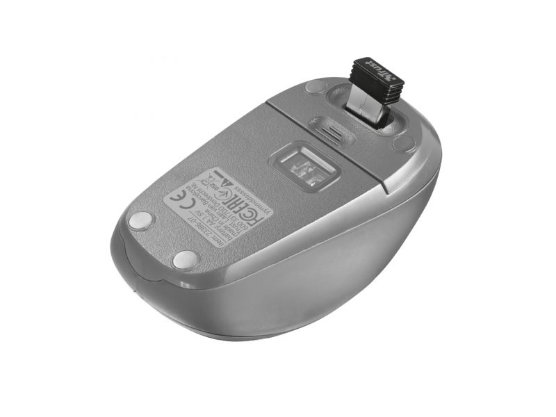 TRUST YVI 23386 KABLOSUZ 1600 DPI BEYAZ/GRI MOUSE