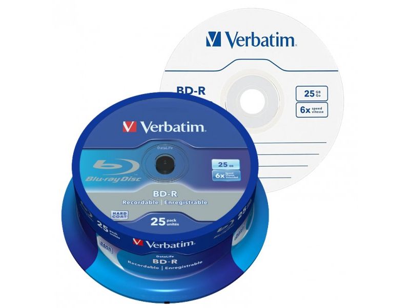 VERBATIM 25GB 6X BLURAY DISK (TEKLİ)