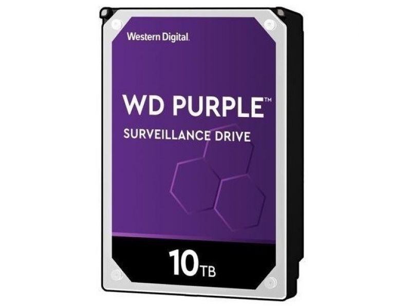 WD PURPLE 10TB 7200RPM 256MB SATA3 6Gbit/sn WD102PURX 7/24 HDD